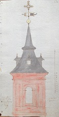 Alzado del Chapitel de San Pedro - Año 1721